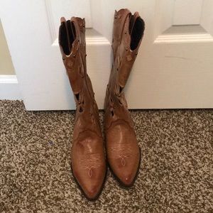 Dingo Shoes - Dingo cowboy boots with cut outs Dingo Shoes - Dingo cowboy boots with cut outs